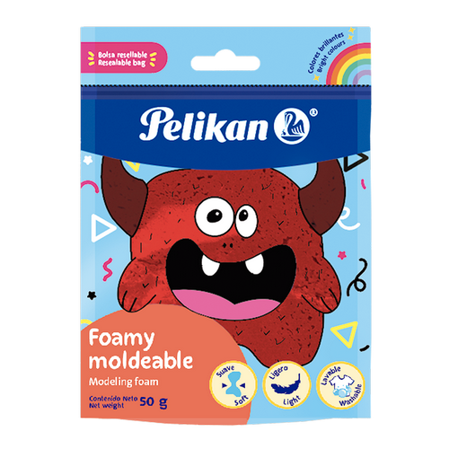 Foamy moldeable PELIKAN 50g rojo