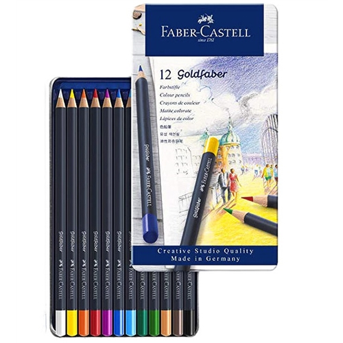 Lápiz de color GOLDFABER, caja de 12