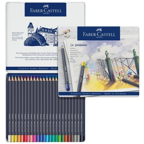 Lápiz de color GOLDFABER, caja de 24