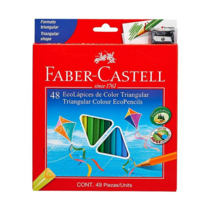 Lápiz de color tri. ECO FABER-C, cj/48