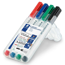 Marcador p/pizarra STAEDTLER compact, set de 4