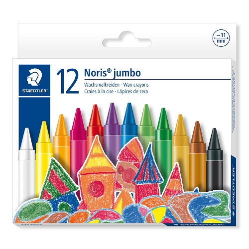 Crayones jumbo STAEDTLER, caja de 12