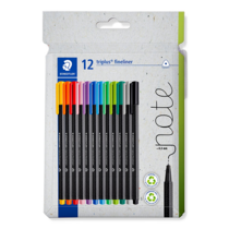 Rotuladores TRIPLUS Fineliner, set de 12