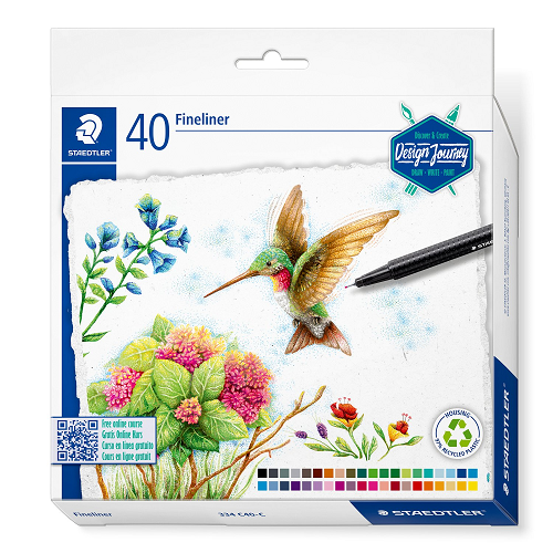 Rotuladores TRIPLUS Fineliner, set de 40