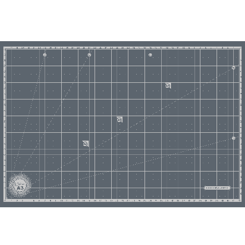 Carpeta p/cortar MORN SUN 30x45 cm gris