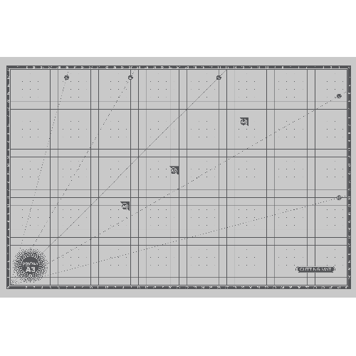 Carpeta p/cortar MORN SUN 30x45 cm blanca