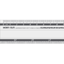 Regla metálica para corte MORN SUN 60cm/24"