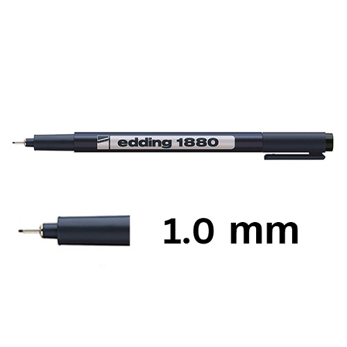 Rotulador EDDING DRAWLINER 1.0 negro
