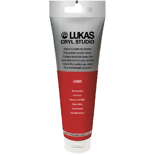 Acrílico LUKAS STUDIO Bermellón 125ml