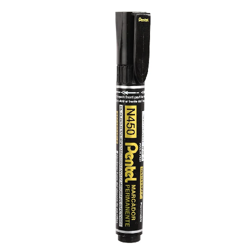 Marcador pmte. p. redonda PENTEL negro