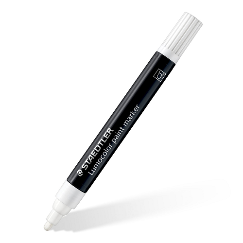 Plumón de pintura STAEDTLER grueso blanc