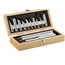 Cuchillo No.1, 2 y 5 caja madera EXCEL
