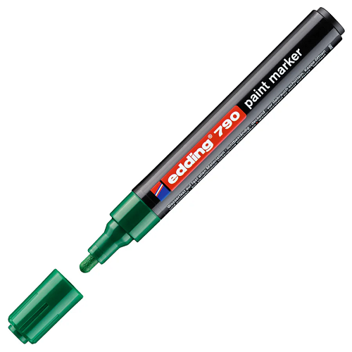 Plumón de pintura grueso EDDING verde