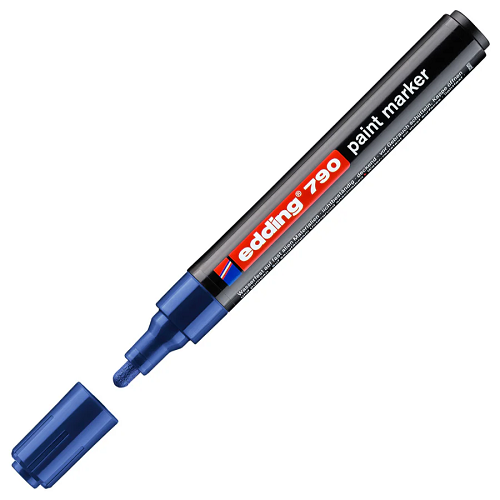 Plumón de pintura grueso EDDING azul