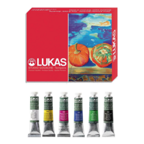 Témpera LUKAS STUDIO, set 6 tubos 20ml