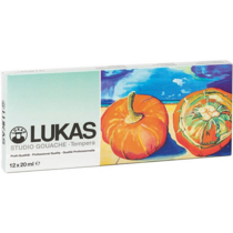 Témpera LUKAS STUDIO, set 12 tubos 20ml