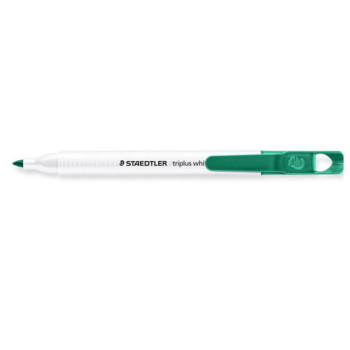 Marcador p/pizarra p.medio TRIPLUS verde