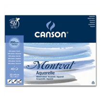 Papel acuarela MONTVAL 200g 40h 32x41cm