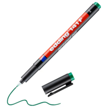 Marcador OHP fino-pmte. EDDING verde