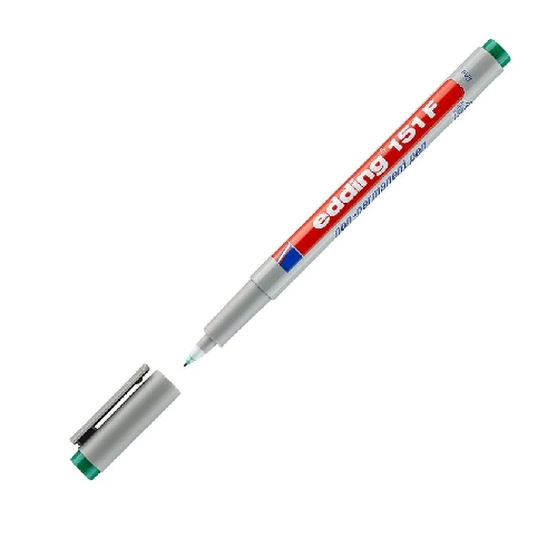 Marcador OHP fino-sble. EDDING verde