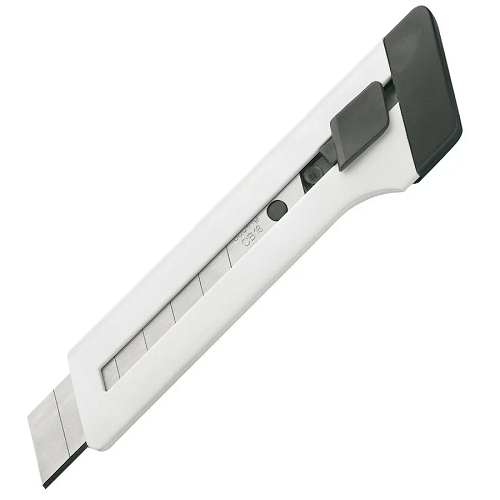 Cuchillo cutter EDDING 18mm, blanco