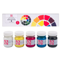 Témpera TALENS 50ml, set de 5 primarios