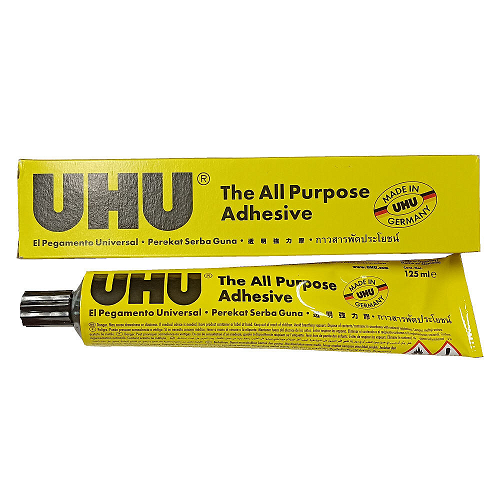 Pegamento universal UHU, tubo de 125ml